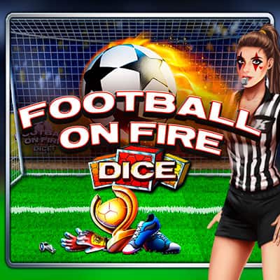 Football on Fire Dice